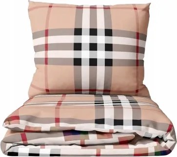 Ágynemű garnitúra 200x200 2 70x80 Burber Ágyneműhuzat Elegáns Kockás