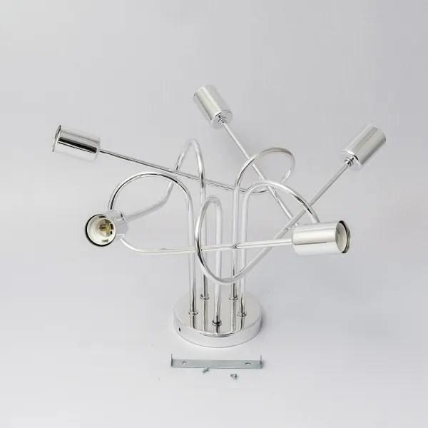 Felületre szerelhető csillár OXFORD 5xE27/15W/230V fényes króm