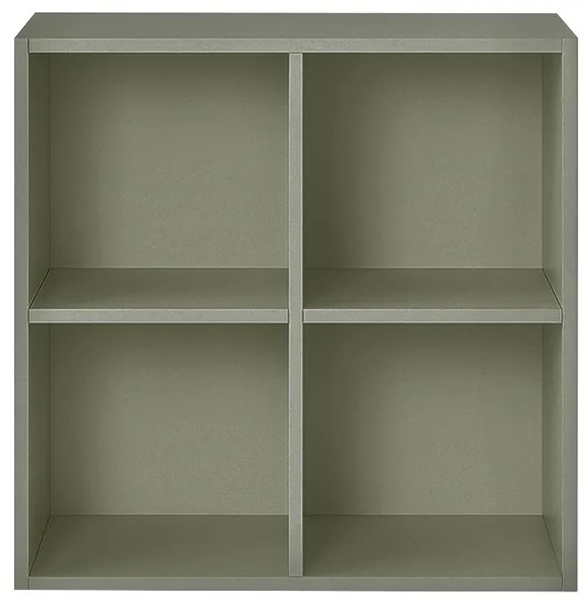 Boxie nyitott fali szekrény 80x80x37 cm zöld