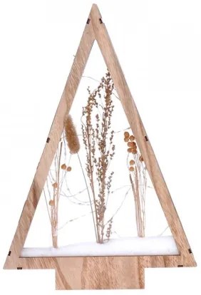 Solight 1V267 - LED karácsonyi dekoráció LED/2xAA hóval borított téli virágok