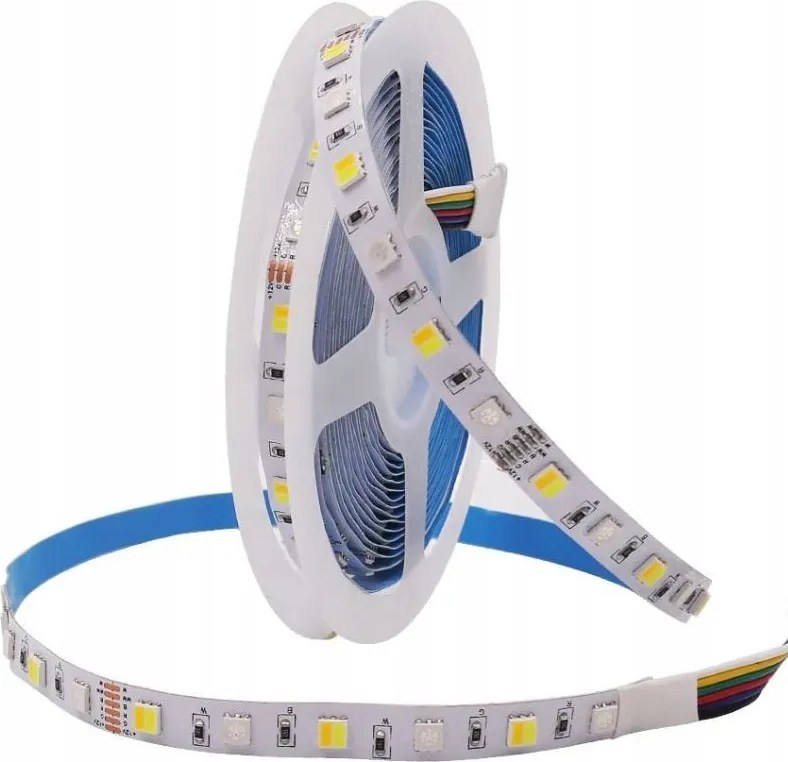 Led szalag 5050 60LED/m Rgb+cct szín fehér meleg hideg 1m