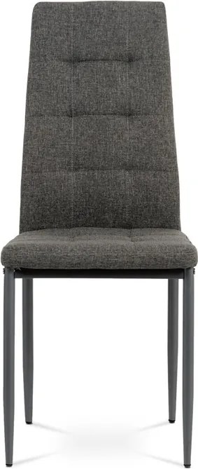 Étkezőszék, szürke, szövet, DCL-397 GREY2