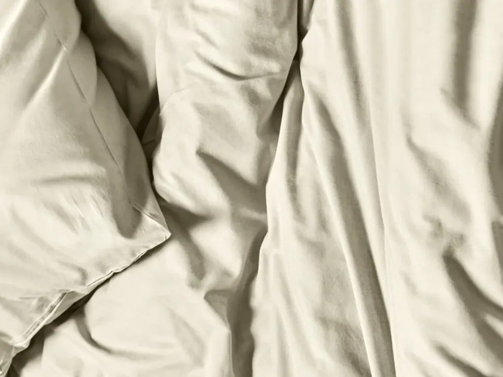 Pamut ágynemű CALMORA világos bézs Ágyneműhuzat mérete: 2 db 70 x 90 cm | 200 x 220 cm