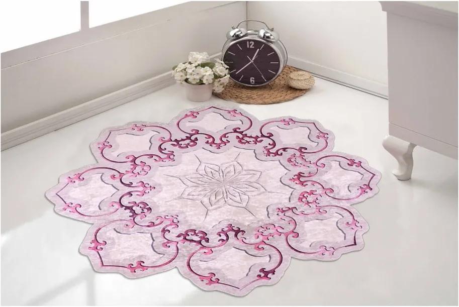 Camina Feo rózsaszín szőnyeg, ⌀ 80 cm - Vitaus
