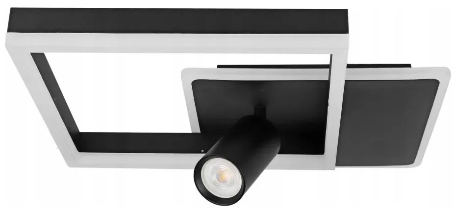 LED mennyezeti lámpa LED/38W/230V + 1xGU10/30W fekete