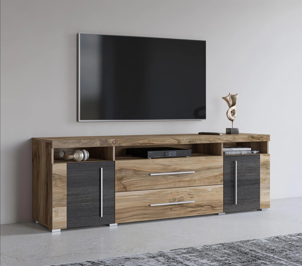 TV asztal/szekrény Rogalo 70 (szatén dió). 1118140