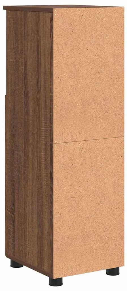 Fürdőszoba Székény ajtóval barna tölgy 30 x 35 x 95 cm Faanyag