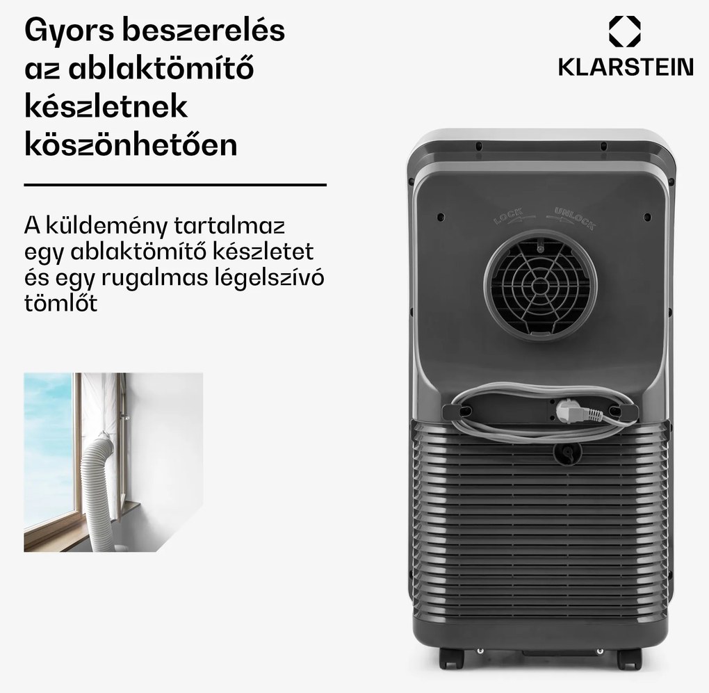 Metrobreeze New York Smart 12k, mobil klíma, 12000 BTU / 3,5 kW, A energiaosztály, távirányító