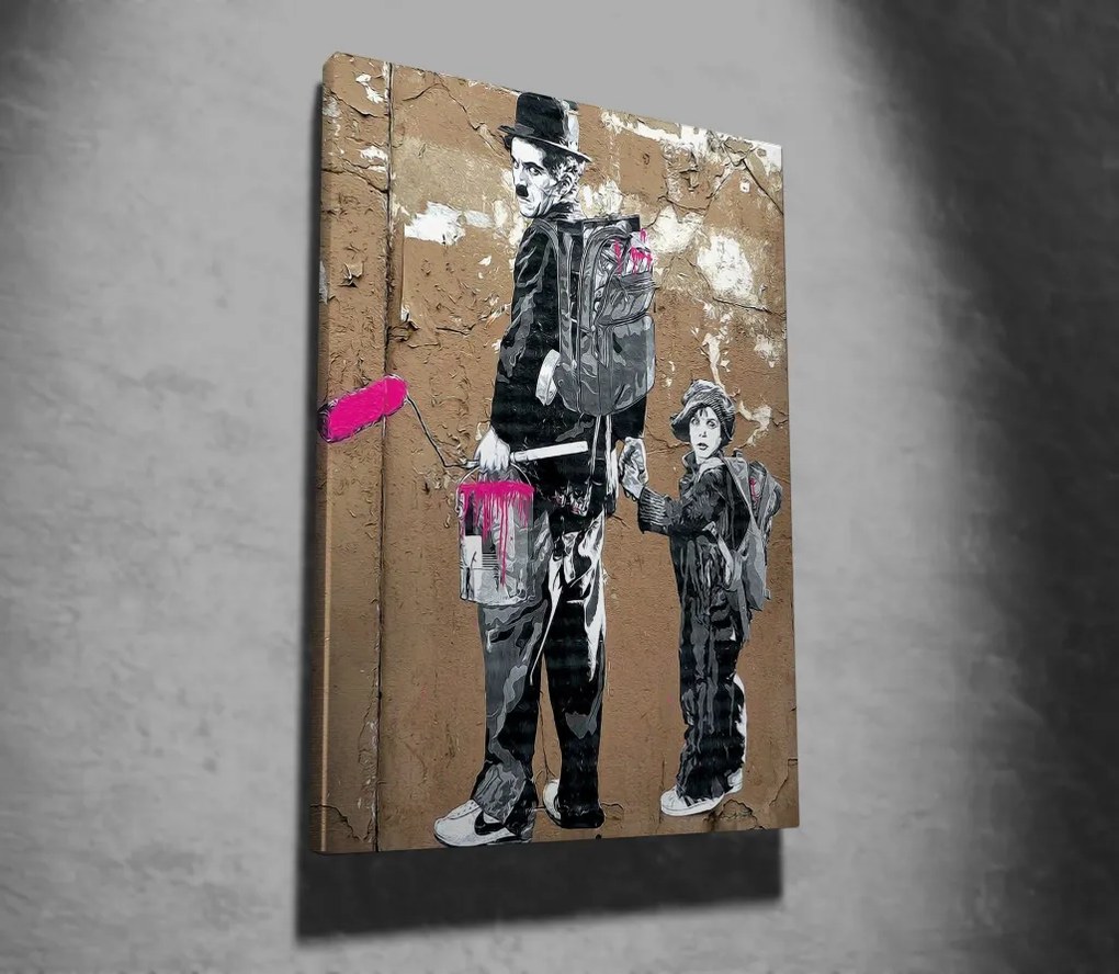 WY57 Banksy vászonkép, 50 x 70 cm