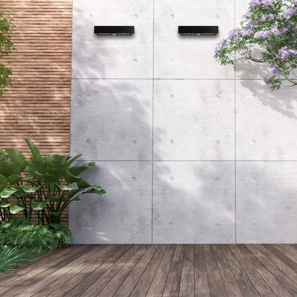 EKO LIGHT EKO9181 BRICK Modern Kültéri Fali Lámpa Fekete LED IP65