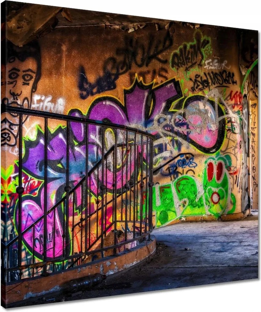 Falikép 50x50 Grafiti