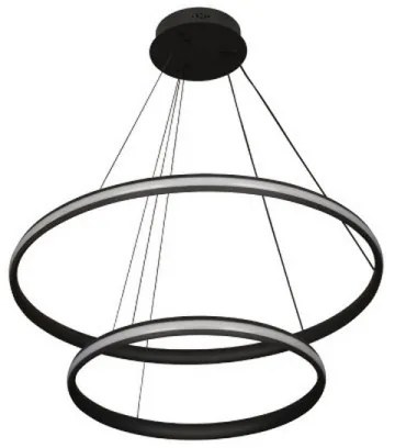 LED dimmelhető csillár kábellel LED/90W/230V 3000-6500K átm. 60 cm + távirányító