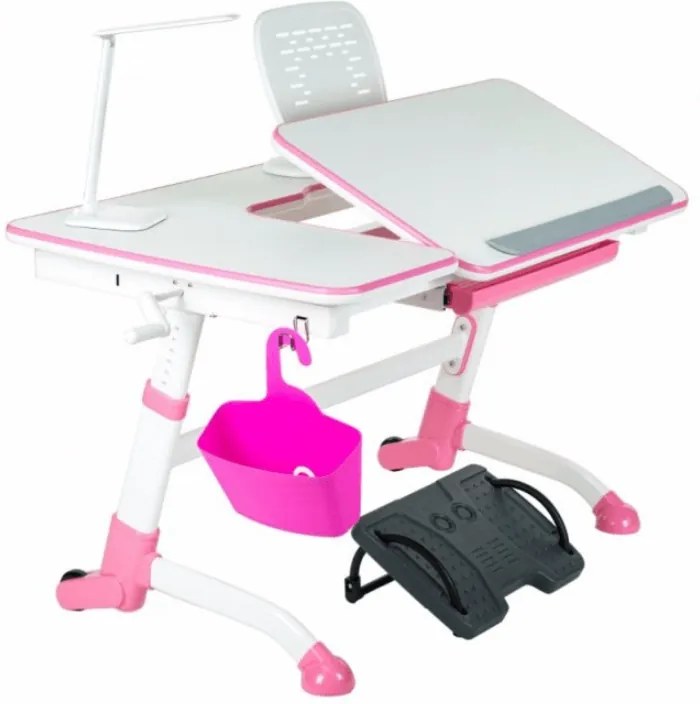 FD Amorto növekvő íróasztal Szín: Rózsaszín