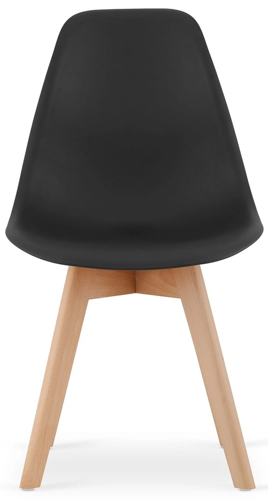 4 db-os KITO fekete étkezőszék készlet