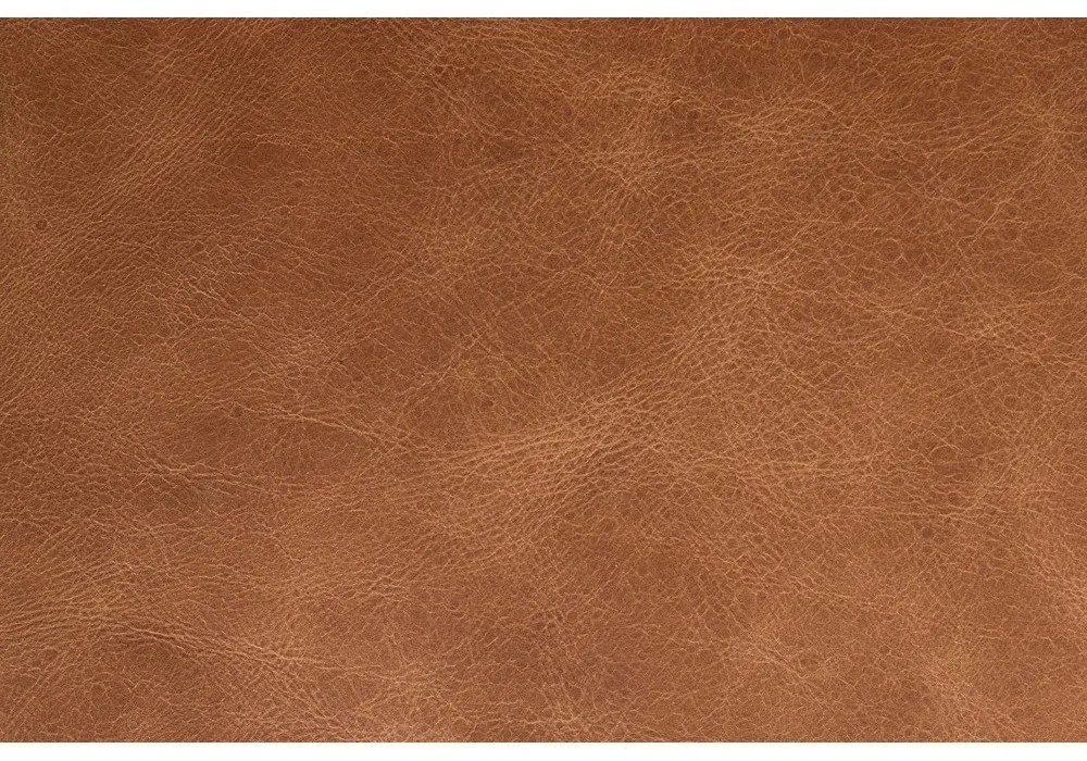 Konyakbarna bőr kanapé 214 cm Douglas – Dutchbone