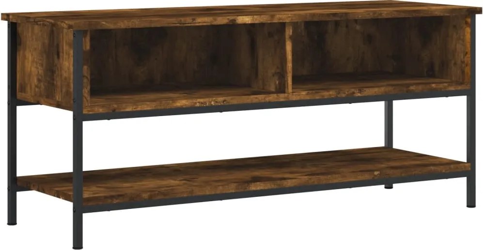 vidaXL füstös tölgy színű szerelt fa TV-szekrény 100 x 35 x 45 cm