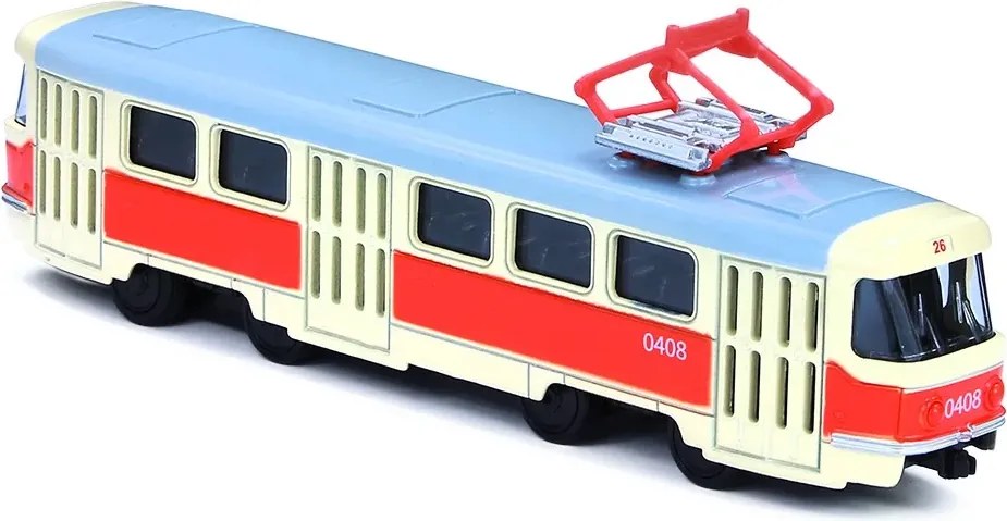 RAPPA Rappa hátrahúzós fém villamos - Tatra T3 - 16 cm