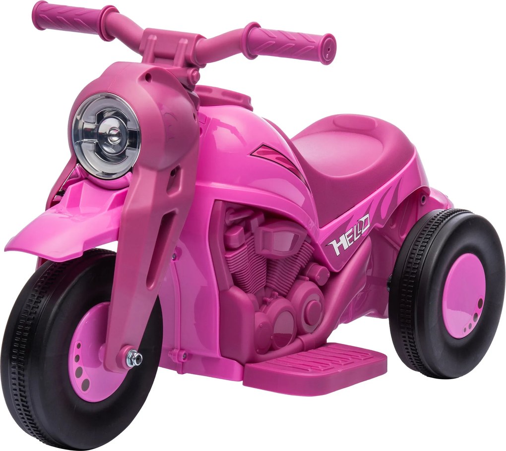 AIYAPLAY Elektromos Motor Gyerekeknek, 3 Kerekű, 6V, 3 km/h sebességgel, Elektromos Buborék Autó Gyerekeknek Fénnyel és Hangeffektekkel, 2-5 éveseknek