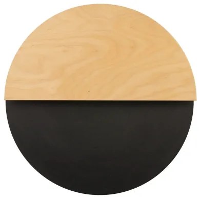 LED fali lámpa LUNA LED/7W/230V átm. 36 cm fekete/bézs