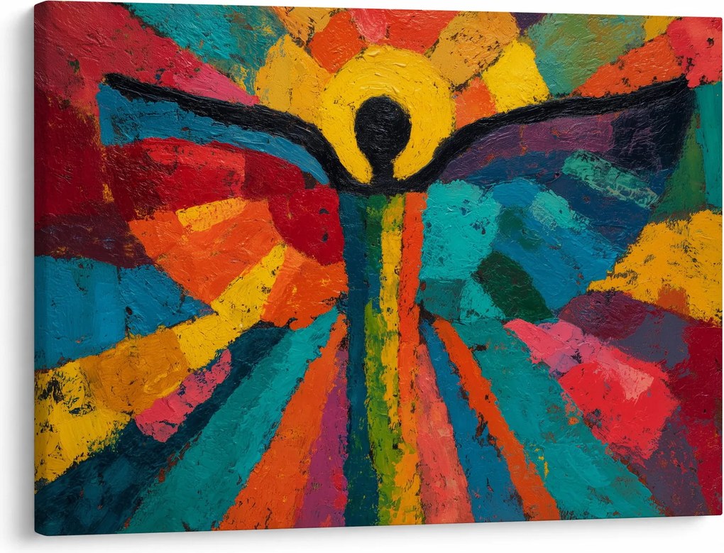 Kép - Festett angyal (70x50 cm)