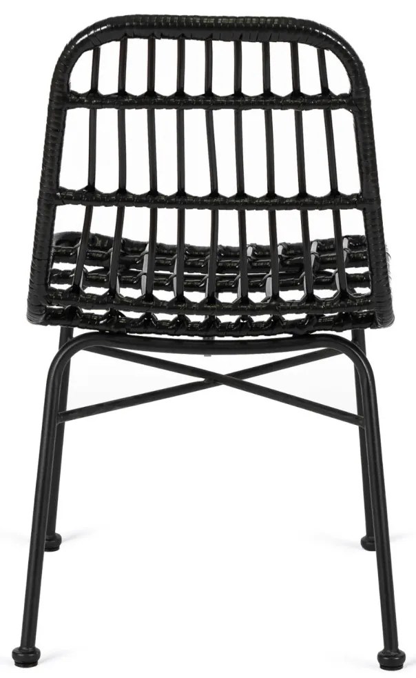Krzesło Rattanowe WALDI Czarne