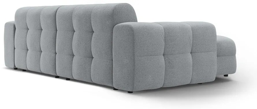 Szürke sarokkanapé (bal oldali-heverő résszel) Kendal – Micadoni
