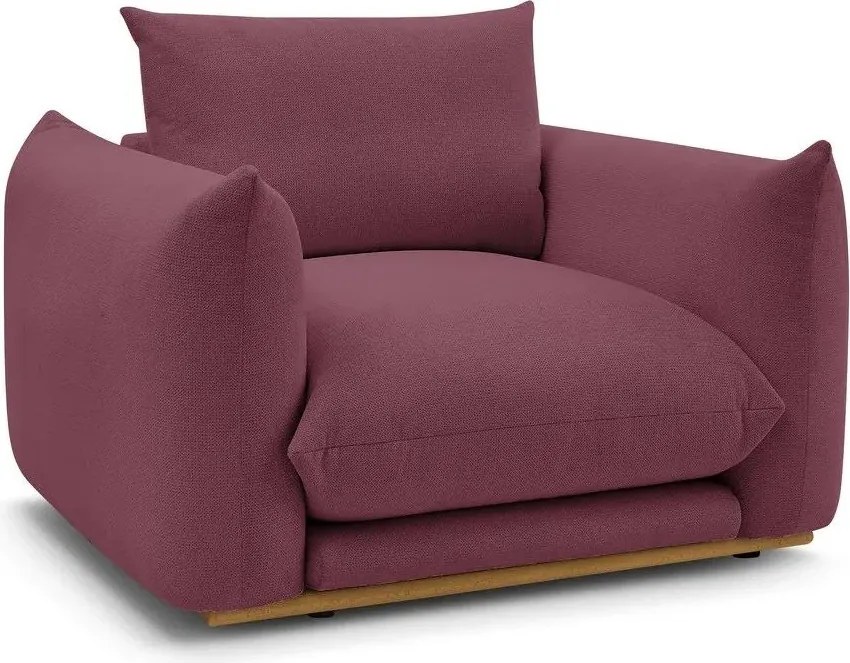 Borvörös fotel Ernest – Bobochic Paris