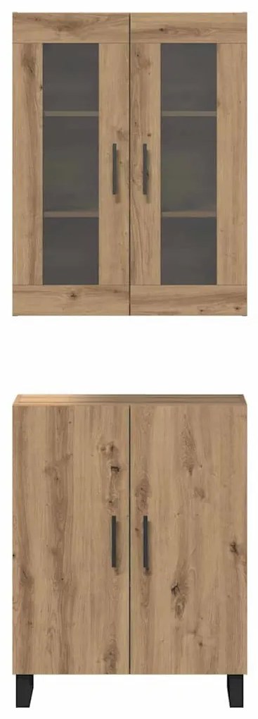 Magasfiú kézműves tölgy 69.5 x 34 x 90 cm Faanyag