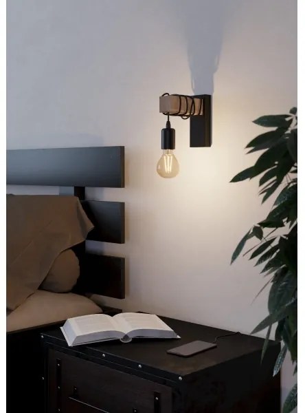 Eglo 43514 - Fali lámpatest TOWNSHEND 1xE27/10W/230V