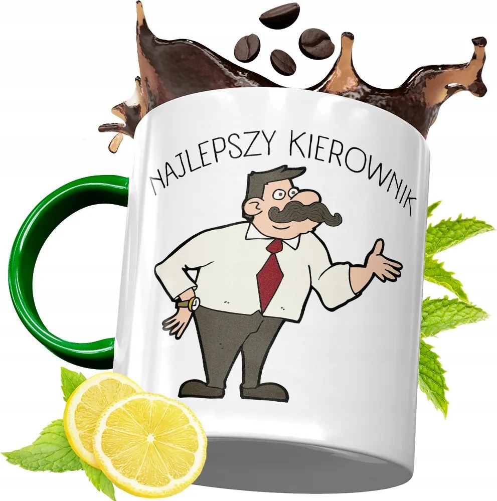 Zöld Bögre Vezetőnek Születésnapra Ajándék fényképes nyomtatással