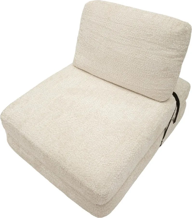 Fehér kinyitható buklé fotel Faster – Mauro Ferretti