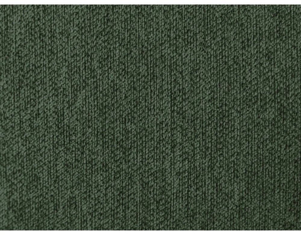 Sötétzöld kárpitozott ágyneműtartós franciaágy ágyráccsal 160x200 cm Garance – Bobochic Paris