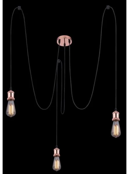 Globo A32-3 - Csillár zsinóron OLIVER 3xE27/40W/230V pók