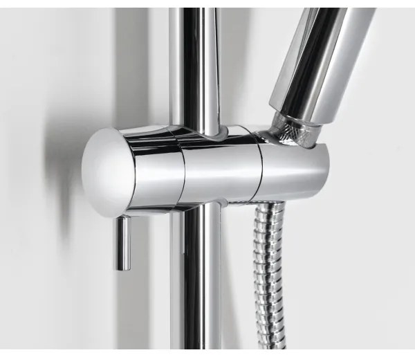 Aqualine - Zuhanyszett FARRAO csapteleppel, fényes króm