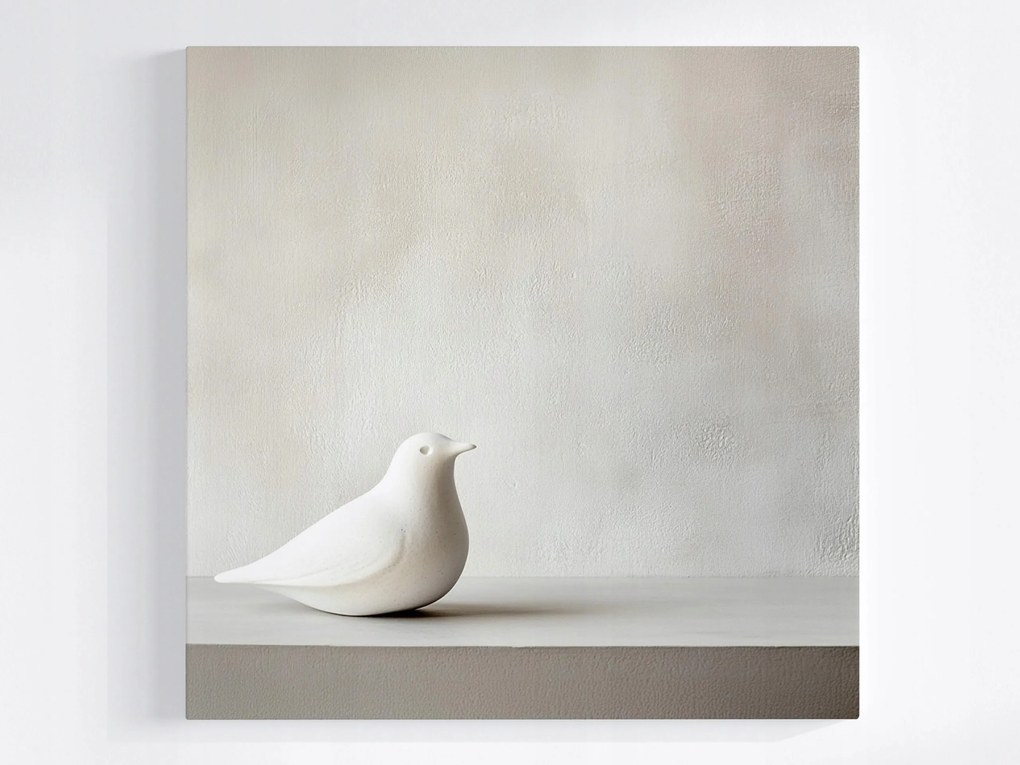 Vászonkép Canvas Dekoráció Figura Kerámia Porcelán Galamb 40x40