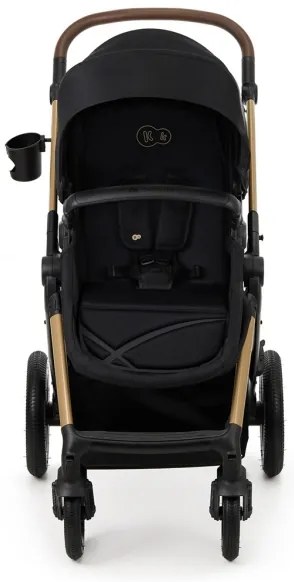 KINDERKRAFT-Kombinált babakocsi 3in1 MOOV 2 AIR Pure fekete + autósülés MINK PRO