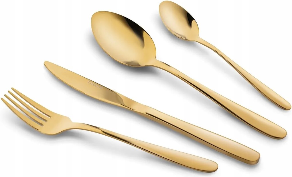 Evőeszköz szett 6 személyes arany Leros Tadar 24 részes