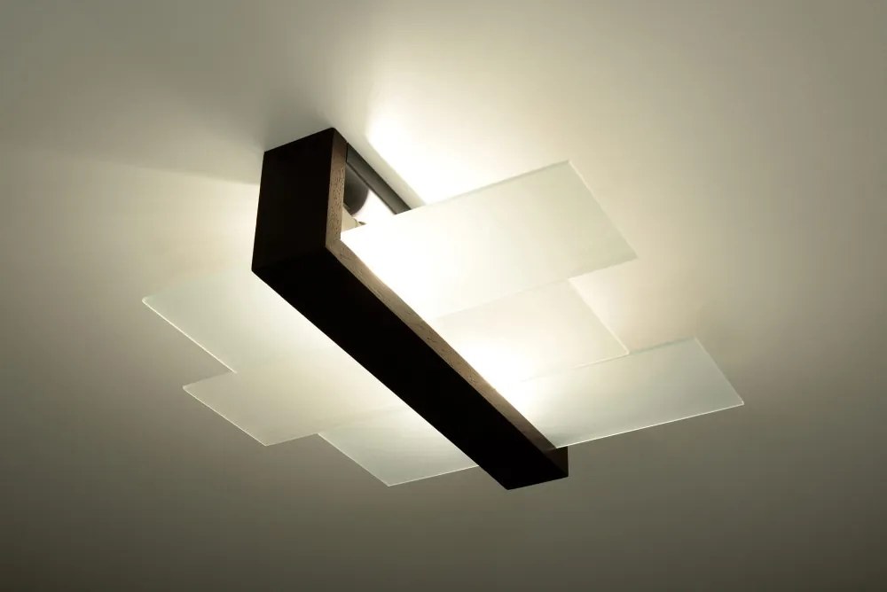 SOLLUX SL-0074 FENIKS Modern LED Mennyezeti Lámpa Wenge E27 IP20