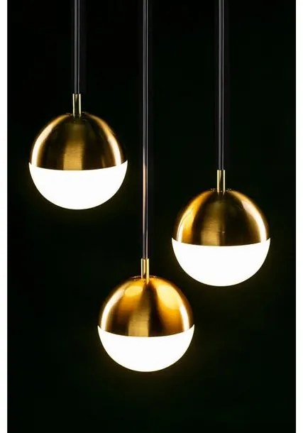 Lámpa Mennyezeti lámpatest ABIES, 7597, AC220-240V, 50/60Hz, 3*E27, IP20, hármas, arany