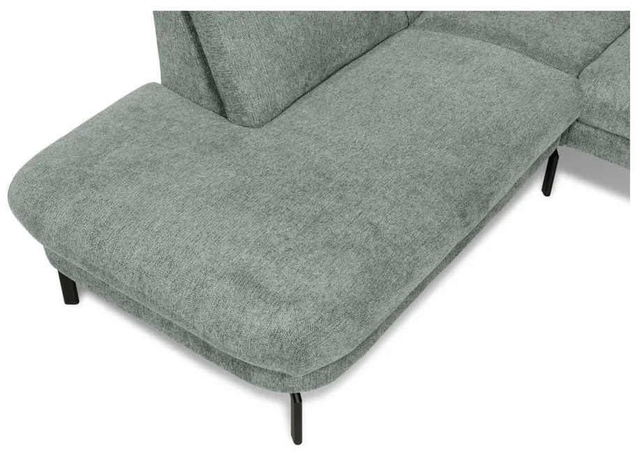 Világosszürke sarokkanapé (bal oldali) Gomero – Scandic