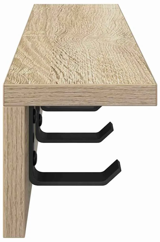 Fali Kabáthorog sonoma tölgy 40 x 10.5 x 10.5 cm Faanyag