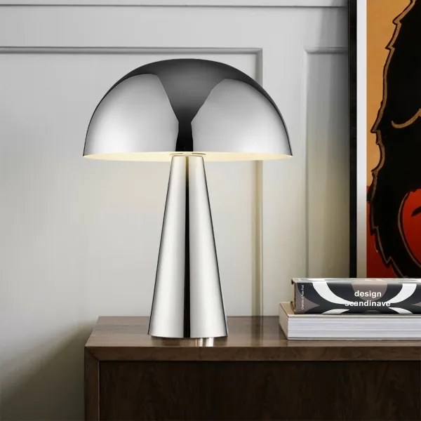 Brilliant - Asztali lámpa SIGRUN 1xE14/28W/230V fényezett króm