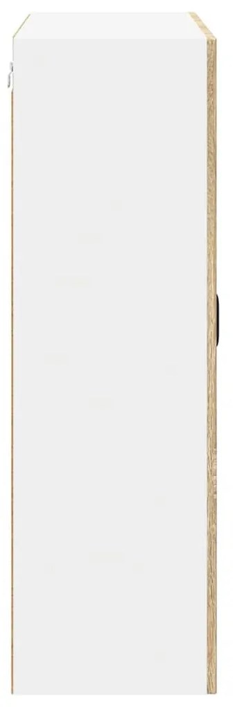 Fali konyhaszekrény Sonoma tölgy 80 x 31 x 100 cm Faanyag