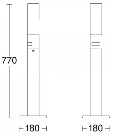 STEINEL 69476 - LED Kültéri lámpa érzékelővel GL 65 S LED/8,7W/230V 3000K