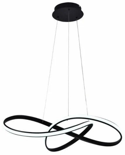 LED állítható fényerejű csillár kábellel LED/70W/230V 3000-6500K fekete + DO