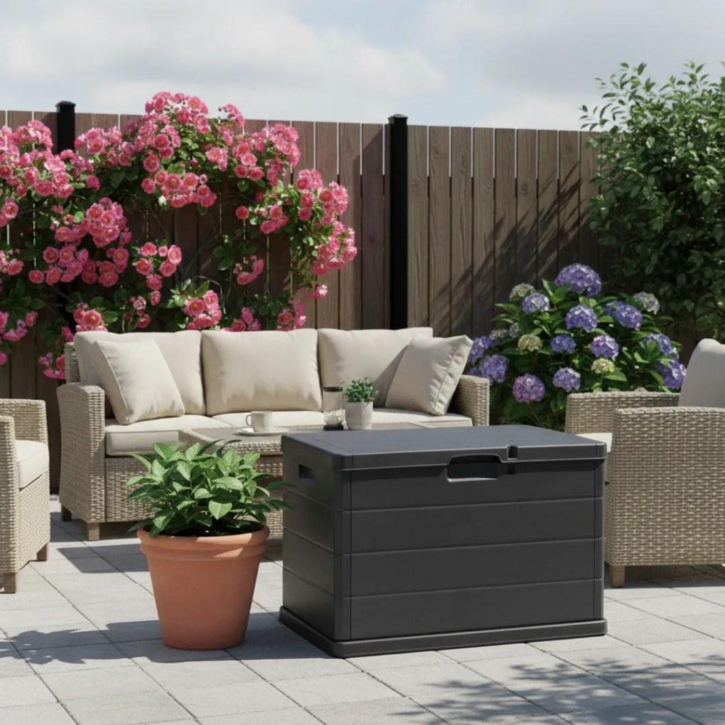 BETA tárolódoboz, 170L, 78x55x52cm, antracit I.P.A.E-Progarden