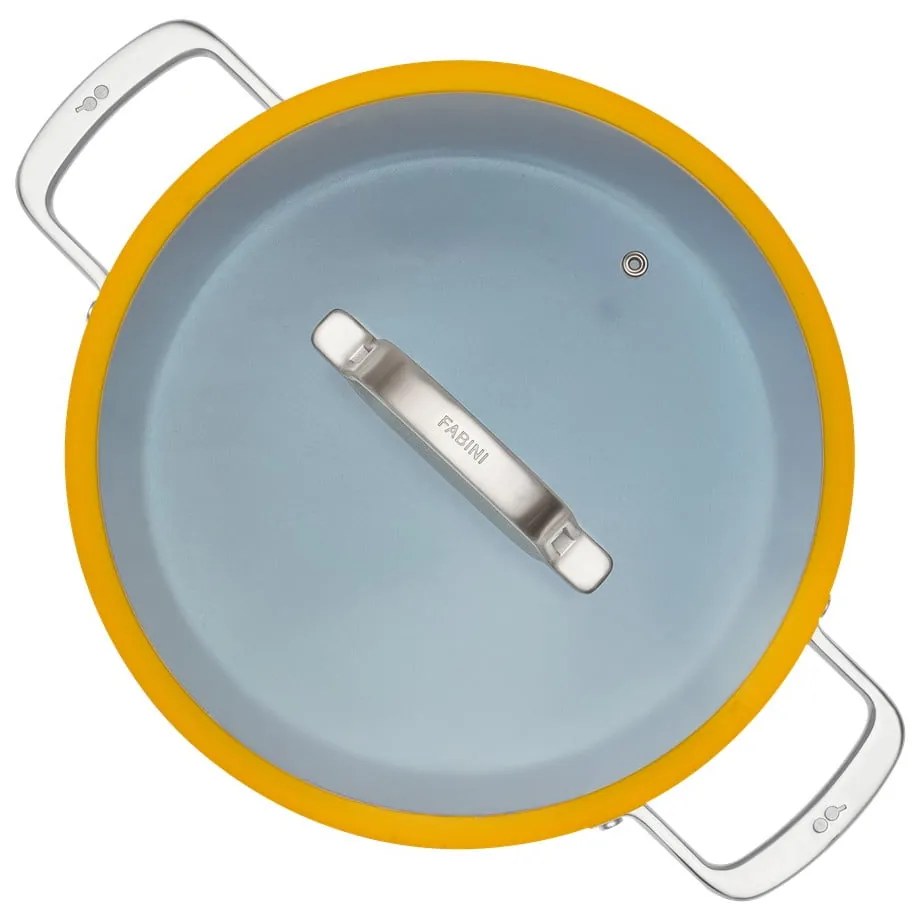 Serpenyő fedővel-kerámia felülettel ø 28 cm tegame Meda 3.0 – FABINI