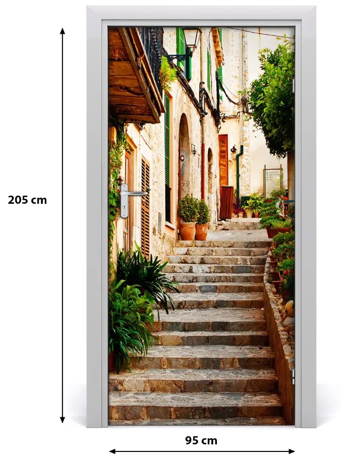 Ajtó tapéta Streets Spanyolországban 95x205 cm