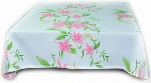 Mg Abrosz Levelek Virágok Rózsaszín B454 130x180cm lengyel