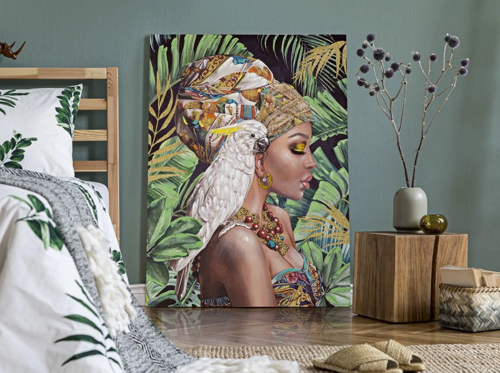 Kézzel készített falfestmény kloe függőleges 90x3x120cm